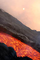 Mount Etna volcano 2006, Lava flow, Thorsten Boeckel