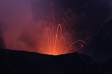 Volcano Mt.Otaka on Suwanose-Jima Island